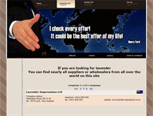 Tablet Screenshot of lavender.worldwide-suppliers.com