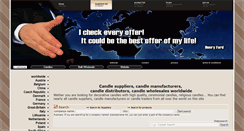 Desktop Screenshot of candles.worldwide-suppliers.com